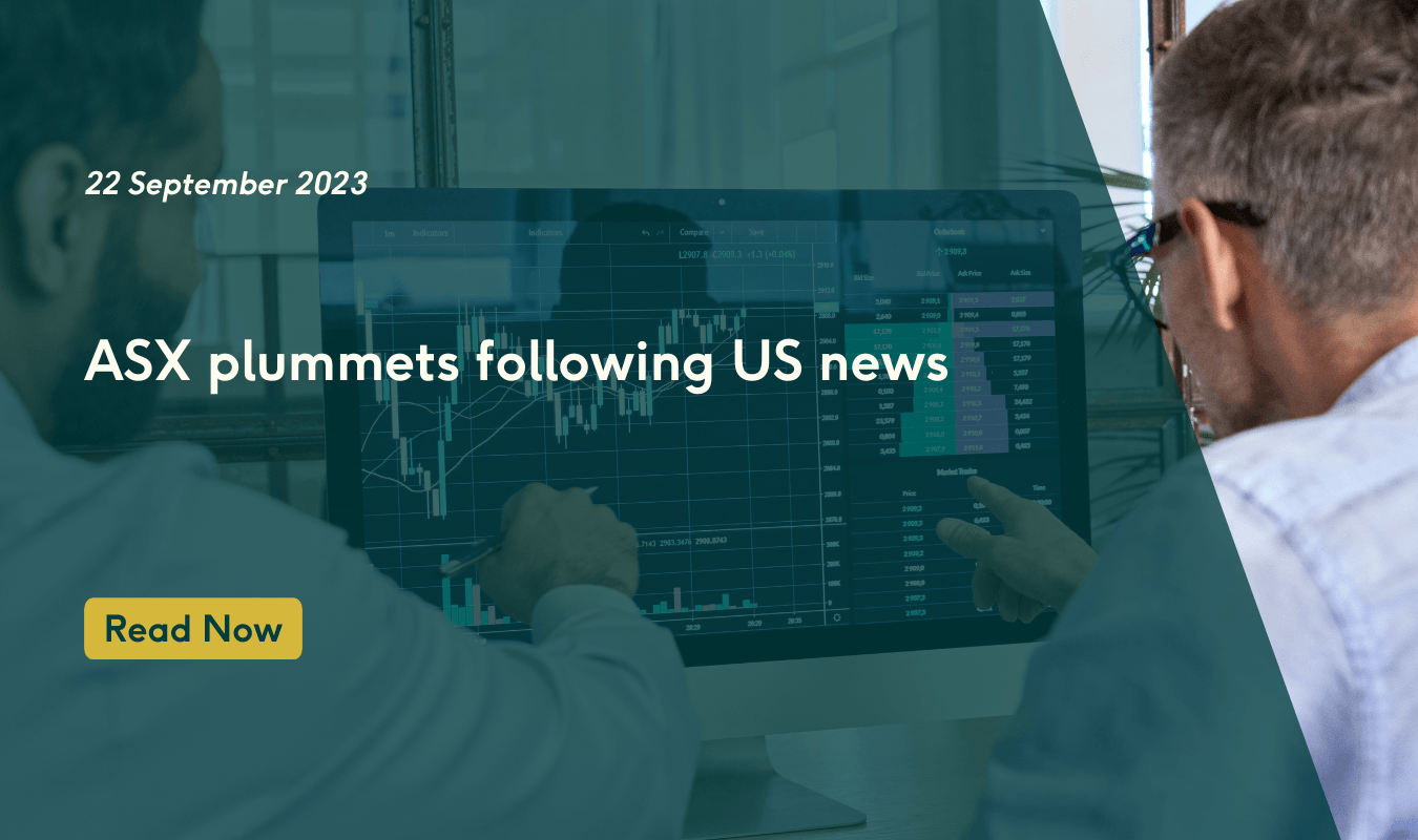 ASX plummets following US news