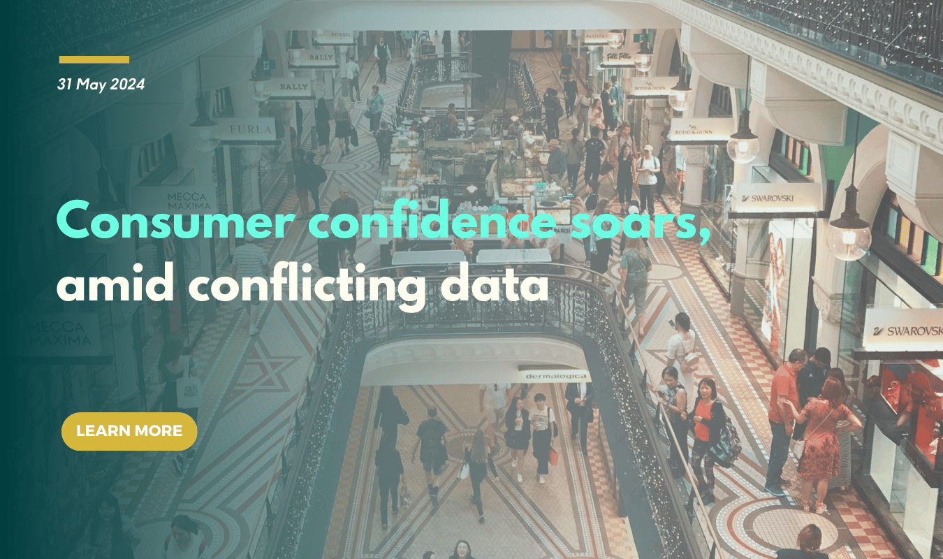 Consumer confidence soars, amid conflicting data